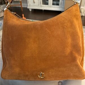 NWT Jimmy Choo Suede Hobo Bag